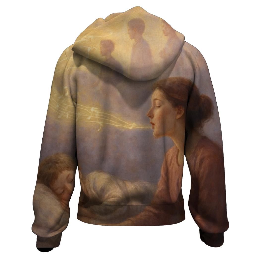 Heart Rooted In Her Voice Lullabies That Become Lifelong Courage printed hoodies