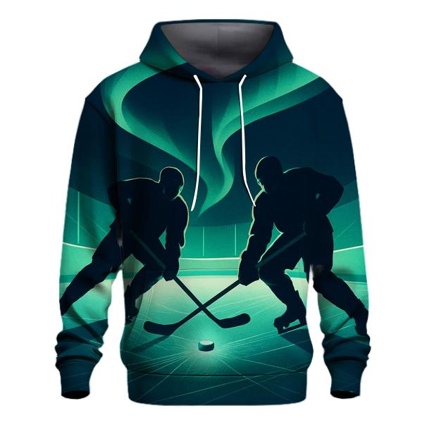 Aurora Ice Rink Faceoff premium hoodies