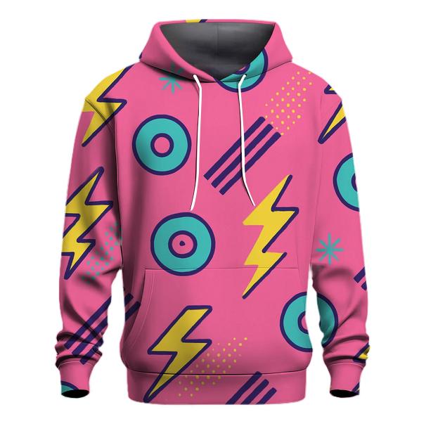 Miami Roller Rink Zigzag printed hoodies