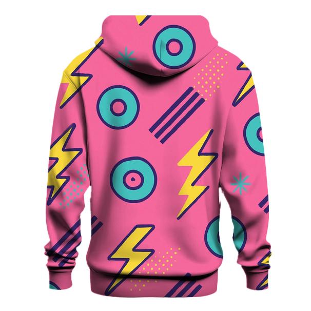 Miami Roller Rink Zigzag printed hoodies