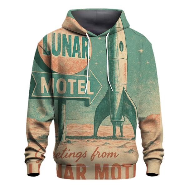 Weathered Space Tourist Postcard 1977 zip-up hoodies
