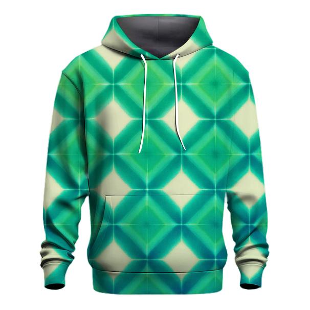 Aurora Itajime Clamp Grid Drift zip-up hoodies
