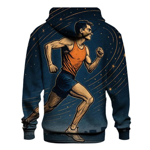 Midnight Marathon Star Trails custom hoodies
