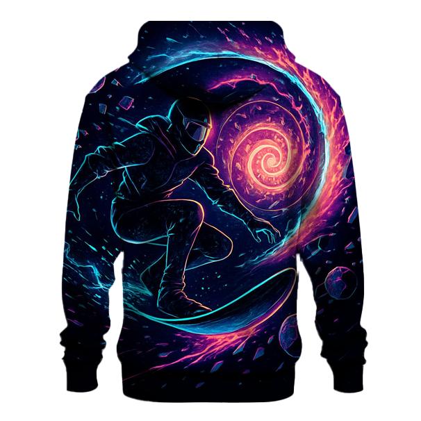 Neon Chrono Rift Star Surfer premium hoodies