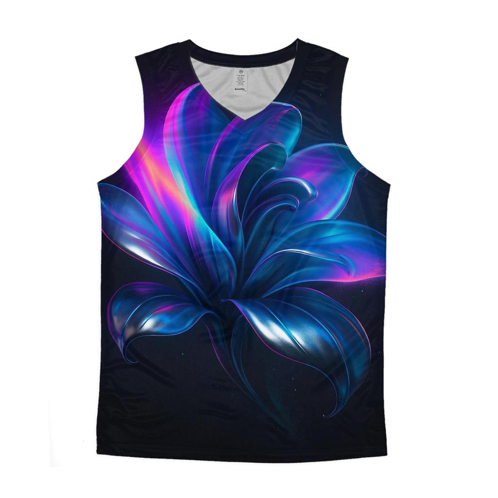 Chromium Aurora Bloom designer workout tanks