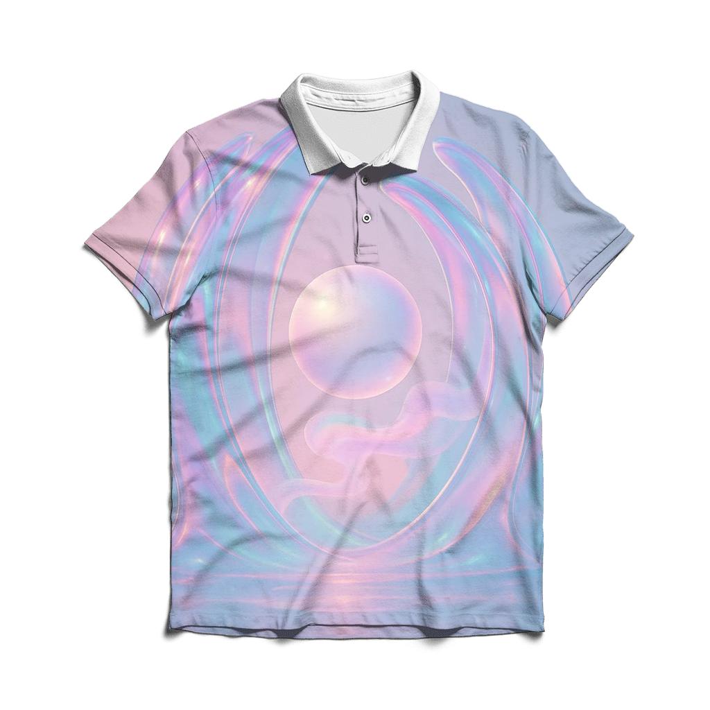 Prismatic Tide Cathedral branded logo polo shirts