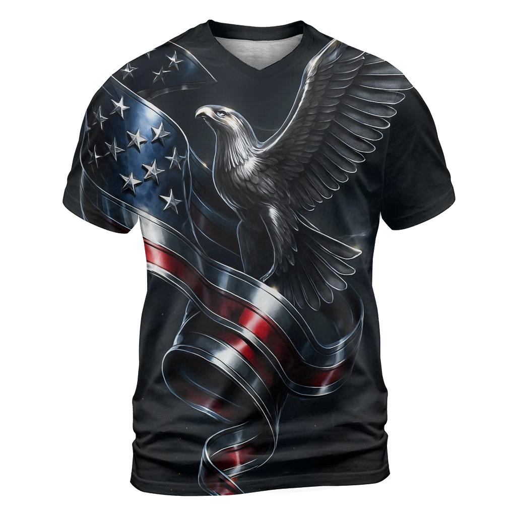 Chrome Tempest Stars And Stripes designer pattern shirts