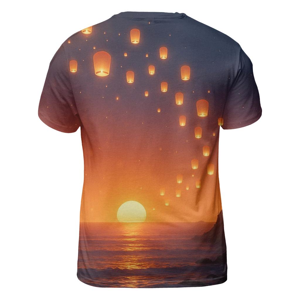 Saffron Sky Lantern Coast custom all-over print shirts