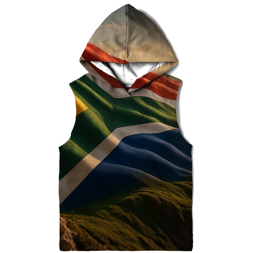 Cinematic Weave Flag Of South Africa graphic hoodies