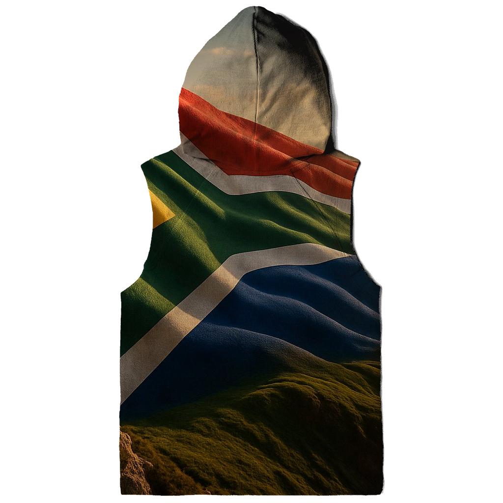 Cinematic Weave Flag Of South Africa graphic hoodies