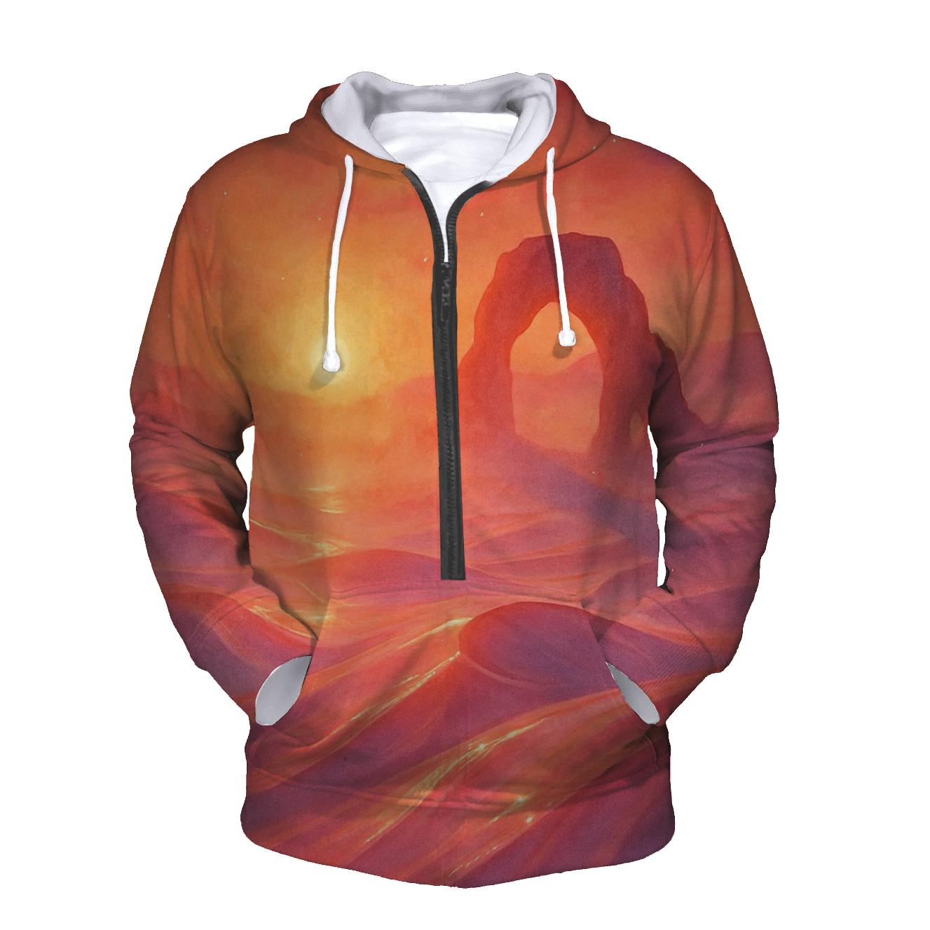 Glass Desert Mirage Sunset hoodies fashion