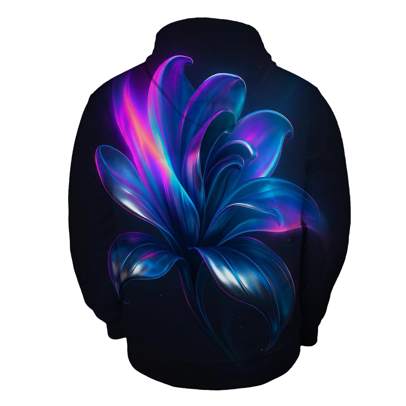 Chromium Aurora Bloom zip-up hoodies