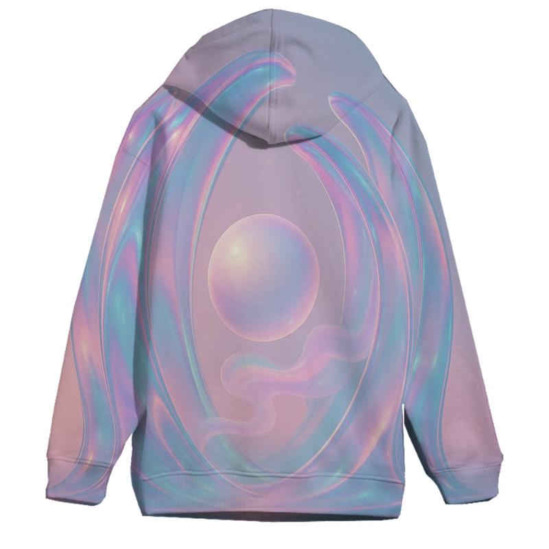 Prismatic Tide Cathedral pullover hoodies