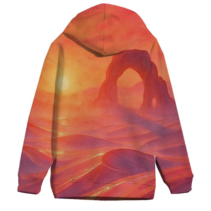 Glass Desert Mirage Sunset hoodie designs