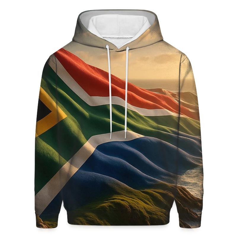 Cinematic Weave Flag Of South Africa hoodies fashion