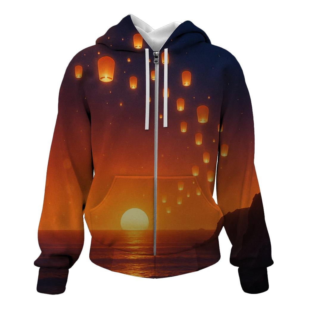 Saffron Sky Lantern Coast lightweight hoodies