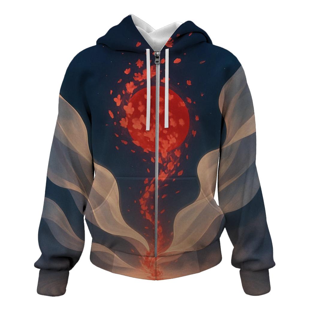 Sakura Orbit Flag Of Japan pullover hoodies