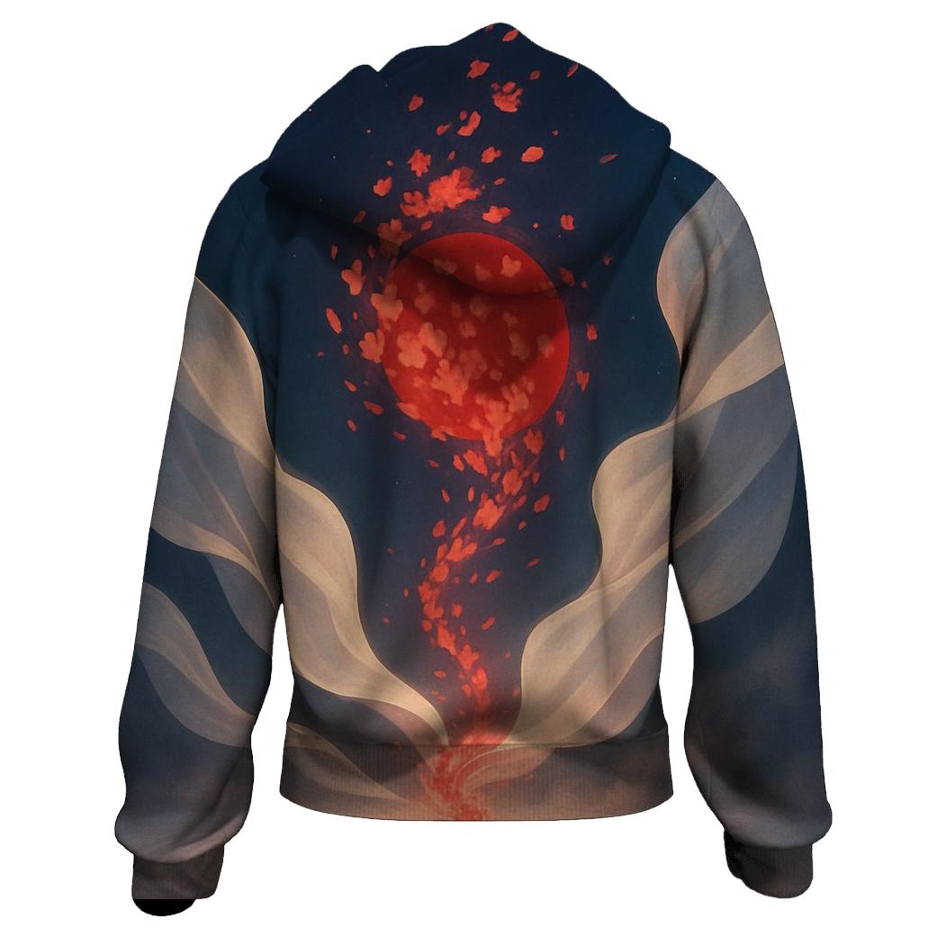 Sakura Orbit Flag Of Japan pullover hoodies