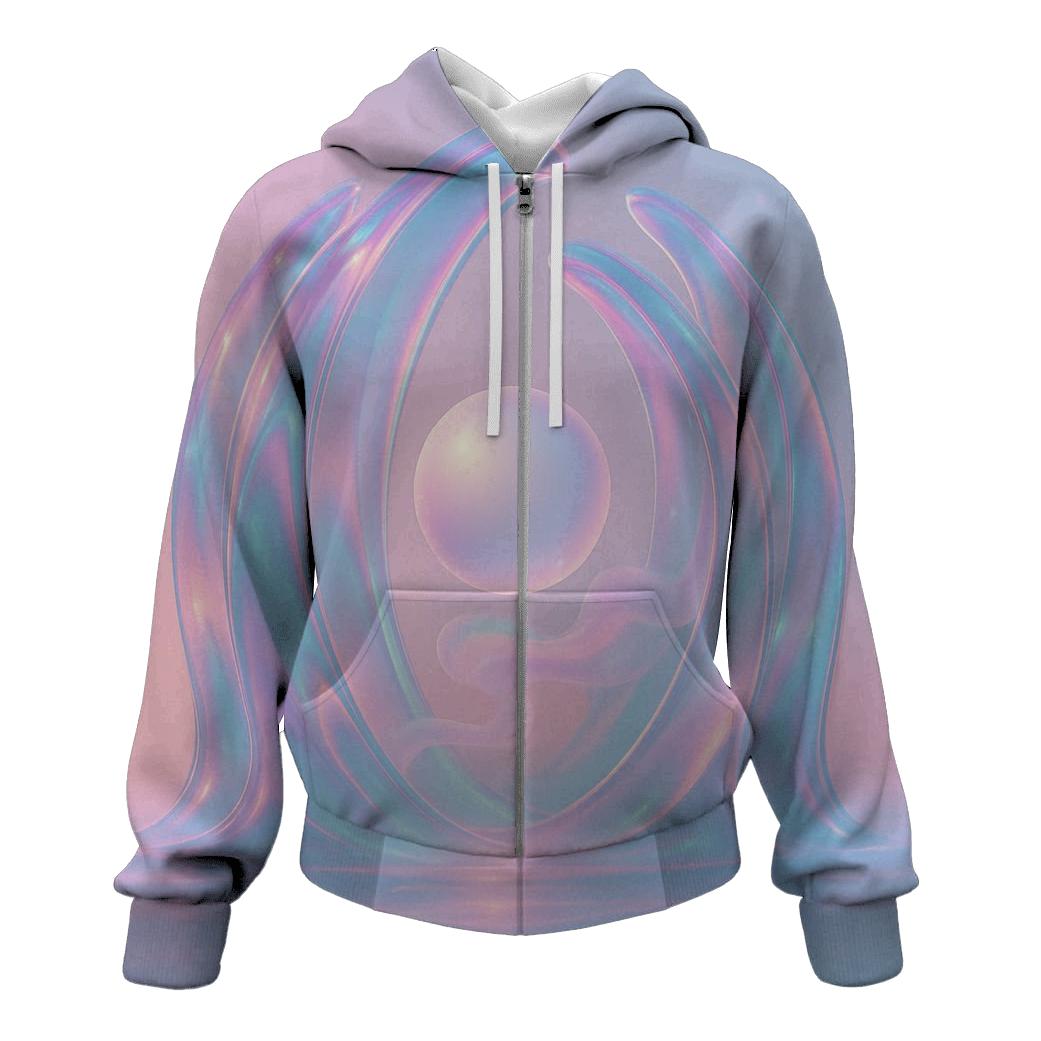 Prismatic Tide Cathedral premium hoodies