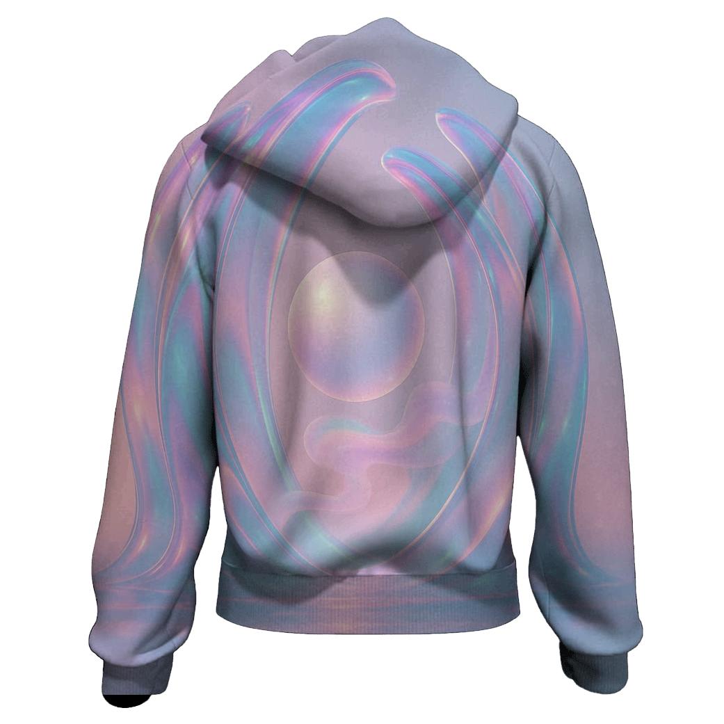 Prismatic Tide Cathedral premium hoodies