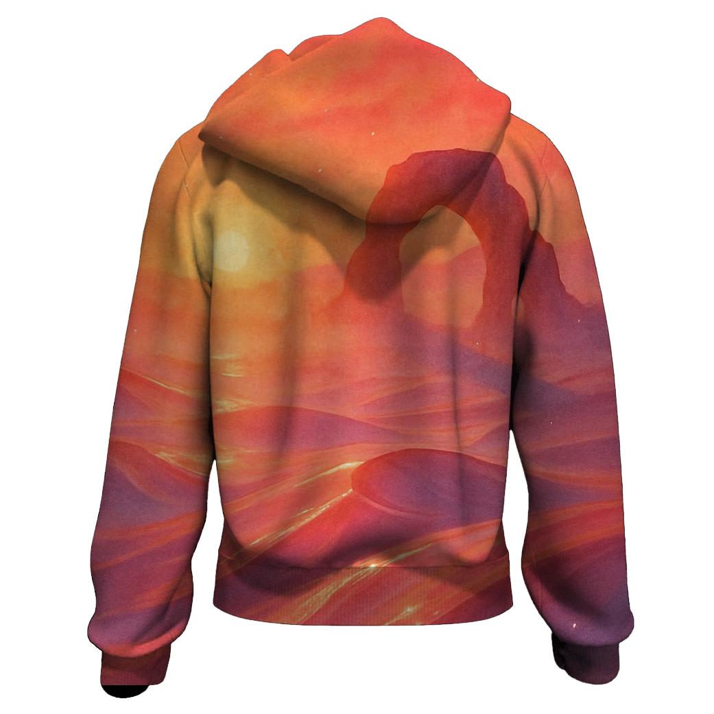 Glass Desert Mirage Sunset hoodie trends