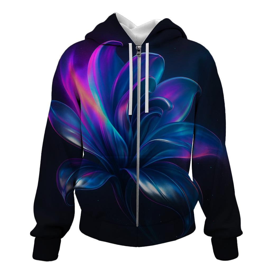 Chromium Aurora Bloom heavyweight hoodies