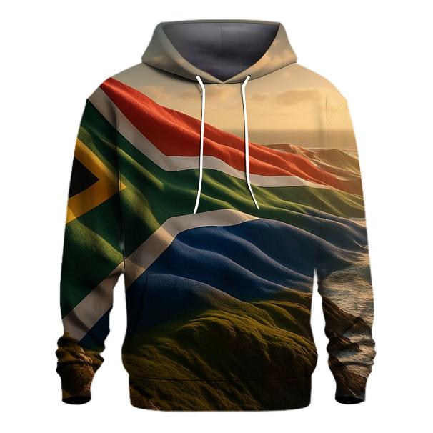 Cinematic Weave Flag Of South Africa custom hoodies