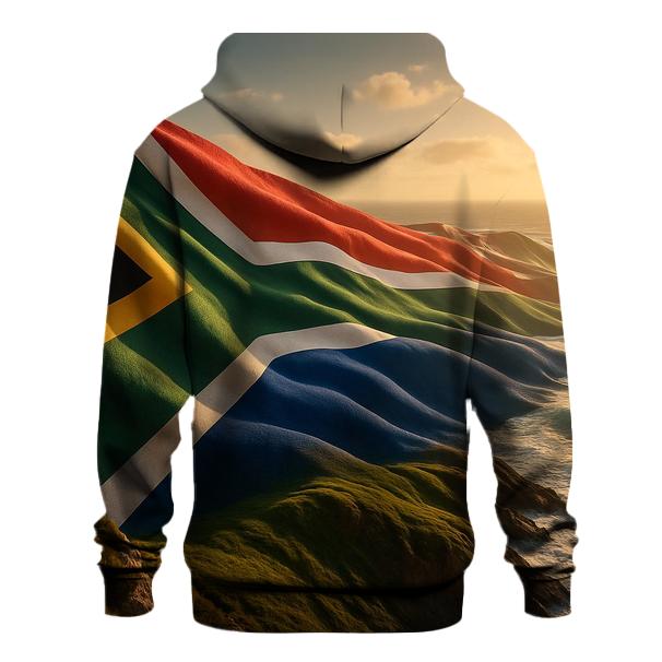 Cinematic Weave Flag Of South Africa custom hoodies