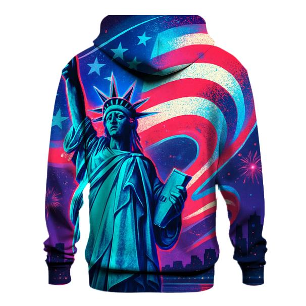 Neon Harbor Liberty Wave hoodie designs