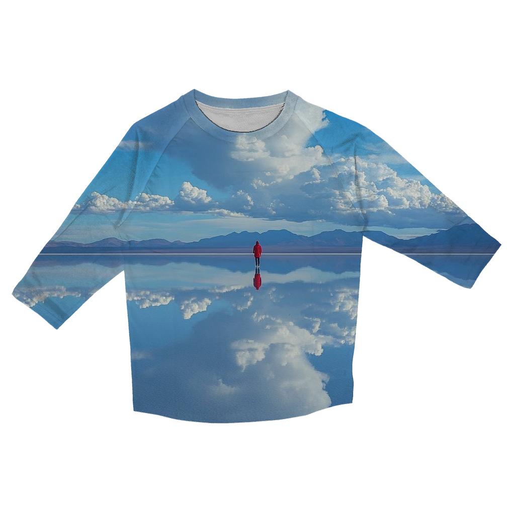 Salar De Uyuni Bolivia fashion 3/4 sleeve shirts