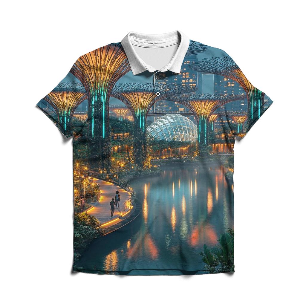 Gardens By The Bay Singapore embroidered polo tops