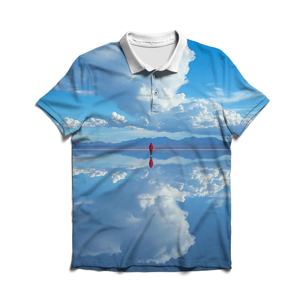 Salar De Uyuni Bolivia custom polo shirts