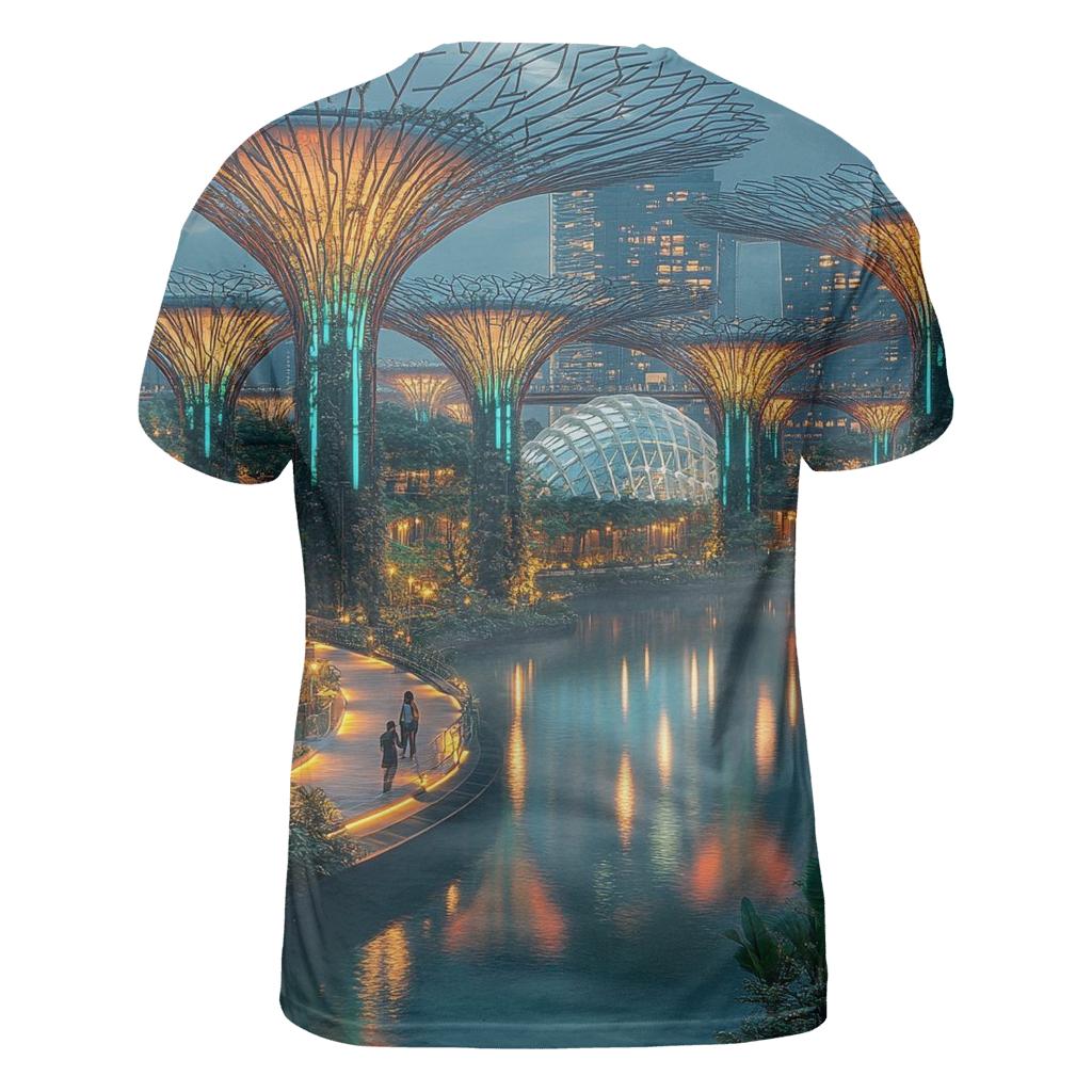 Gardens By The Bay Singapore vibrant all-over design tees