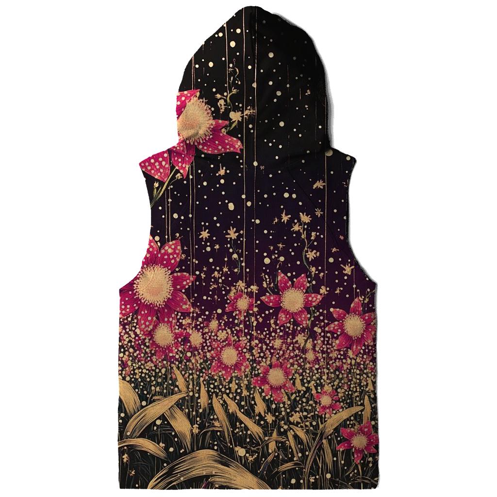 Yayoi Kusama Inspired Polka Dot Orchid Nebula Garden pullover hoodies