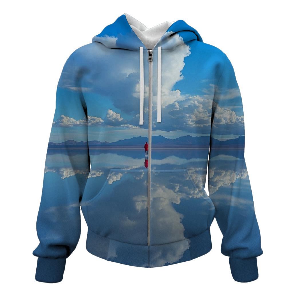 Salar De Uyuni Bolivia heavyweight hoodies