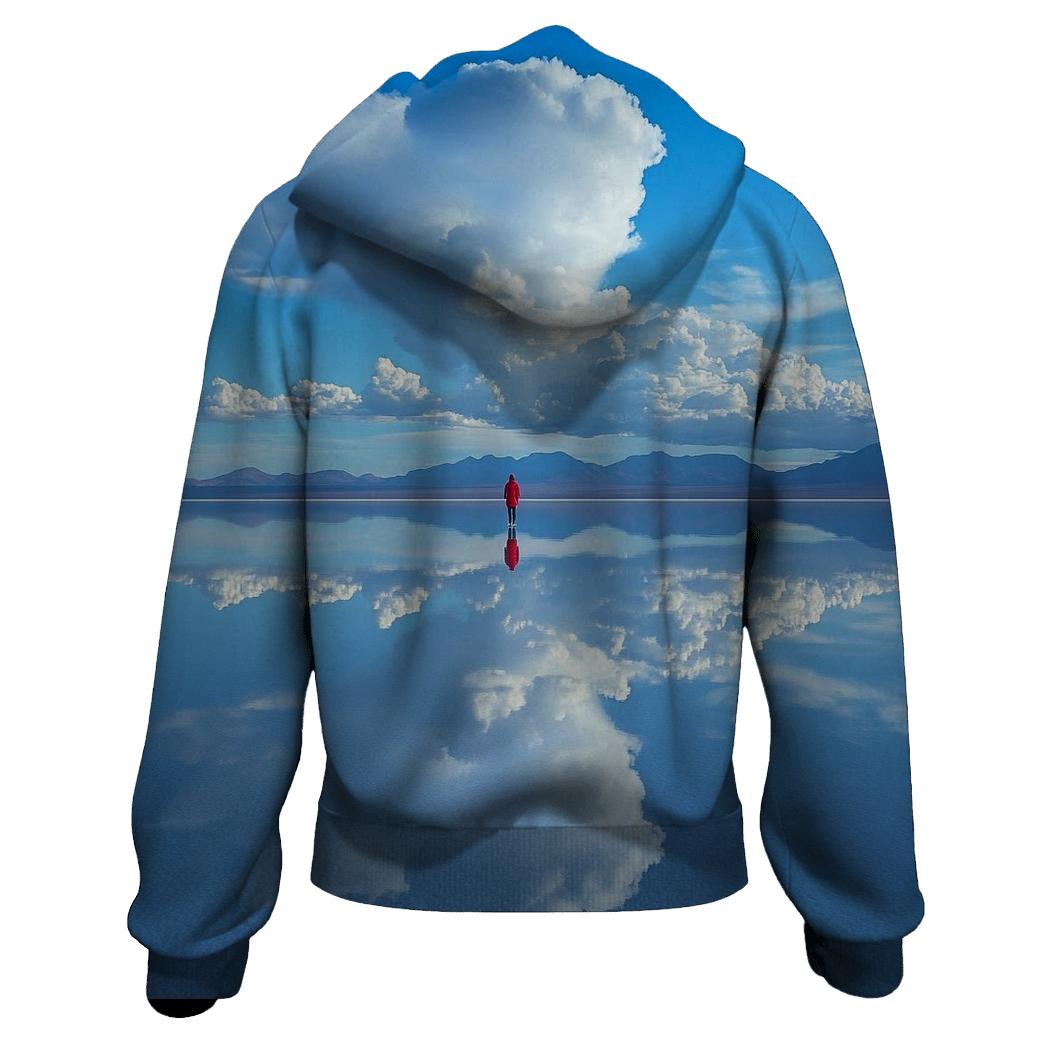 Salar De Uyuni Bolivia heavyweight hoodies
