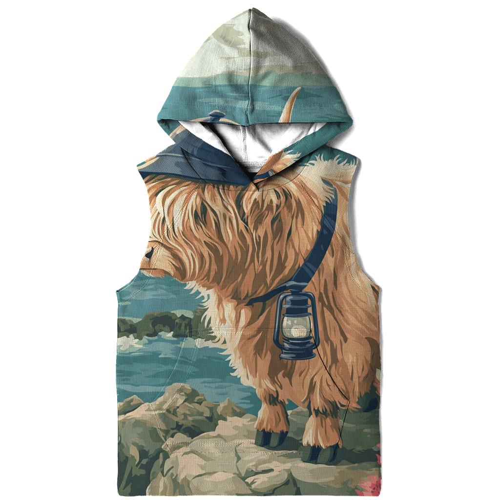 Highland Cow Lighthouse Keeper hoodie designs