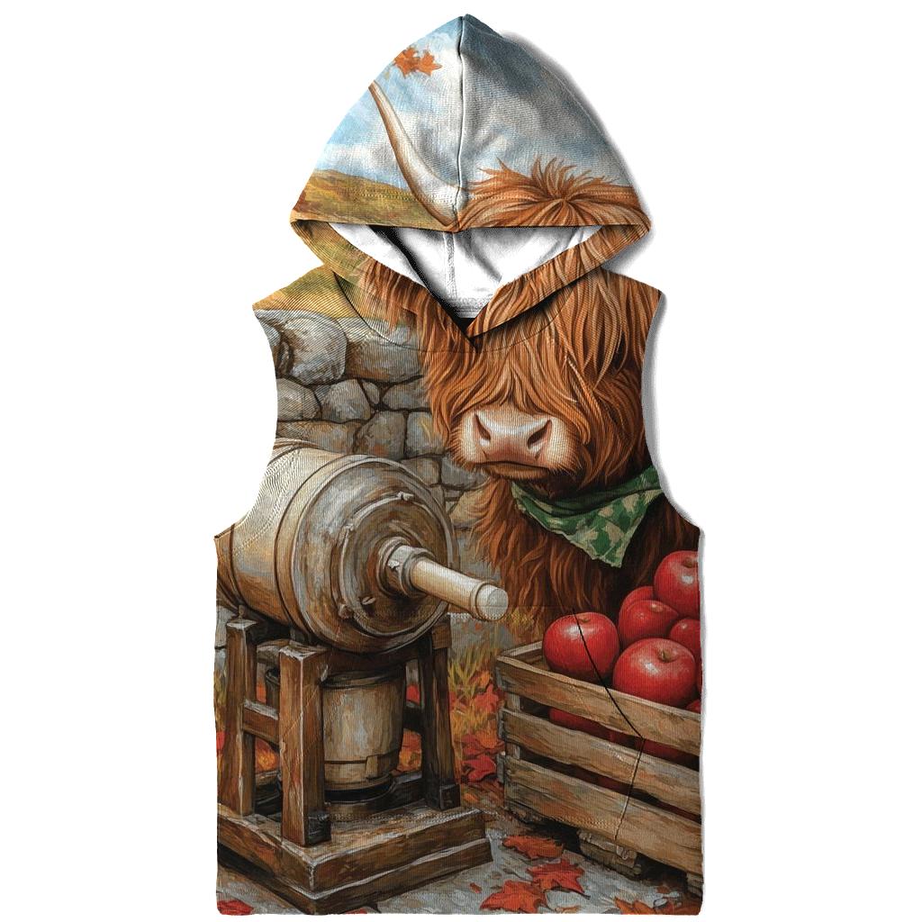 Highland Cow Orchard Cider Press hoodie styles