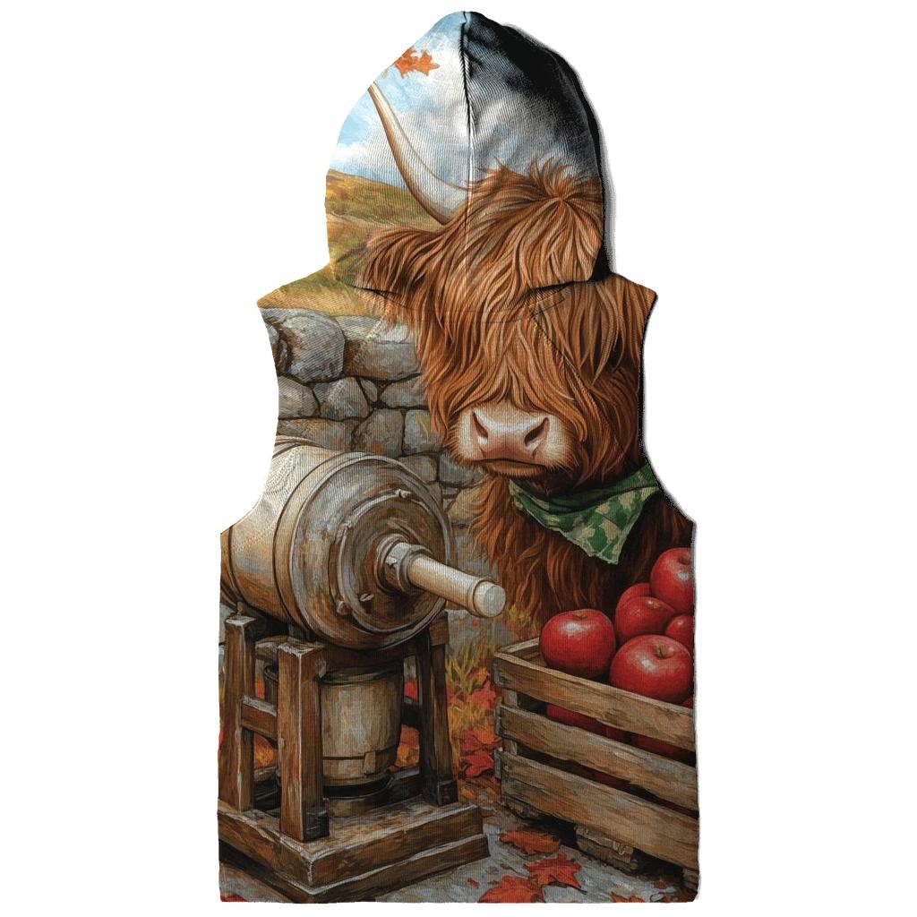 Highland Cow Orchard Cider Press hoodie styles