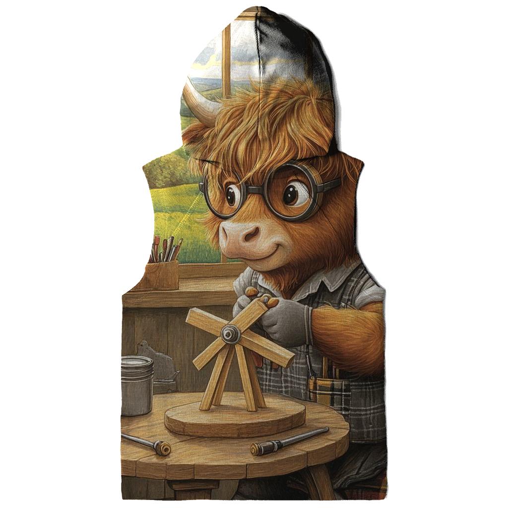 Highland Cow Workshop Tool Shed Inventor hoodie trends