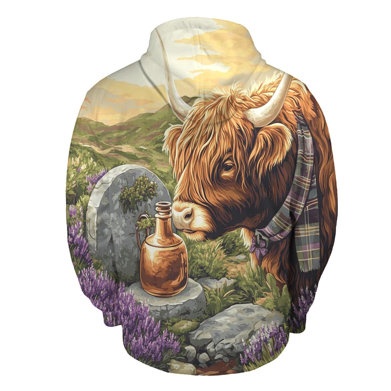 Highland Cow Herbalist At Heather Still hoodie designs