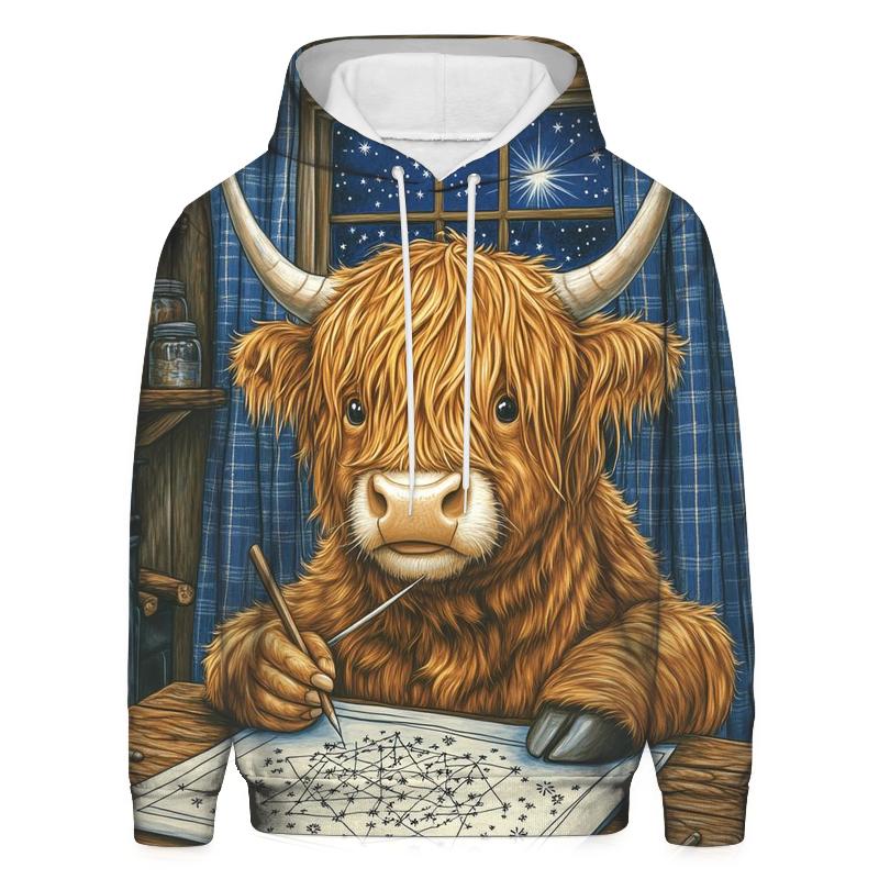 Highland Cow Star Atlas Cartographer hoodie trends