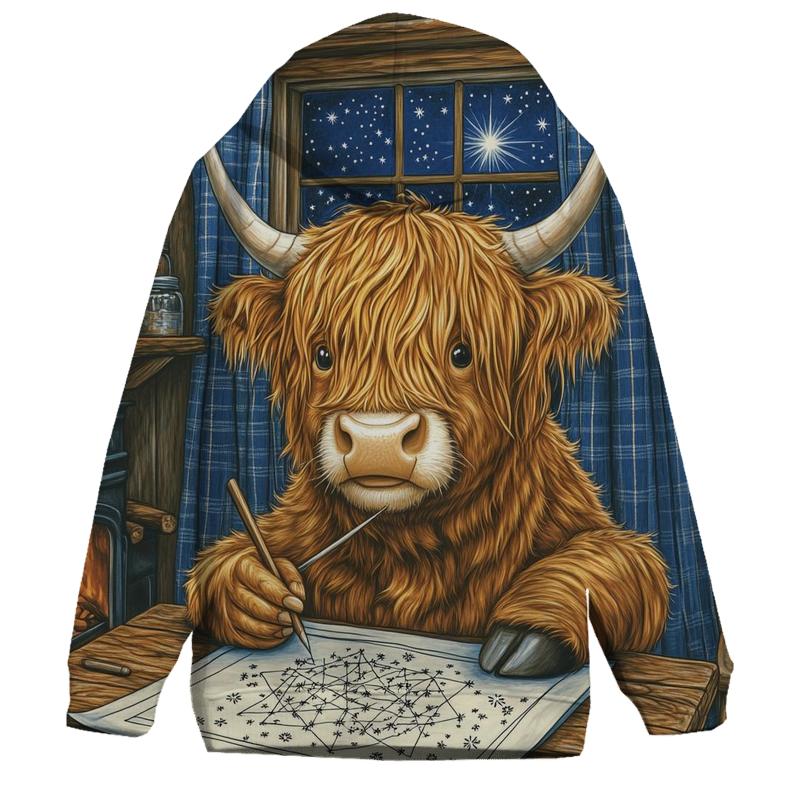 Highland Cow Star Atlas Cartographer hoodie trends