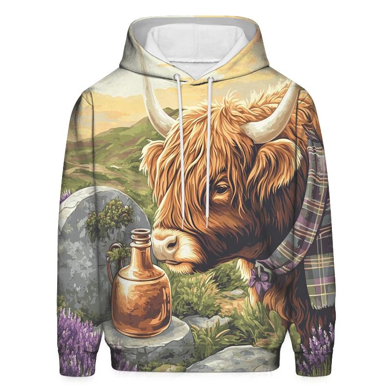 Highland Cow Herbalist At Heather Still hoodie designs