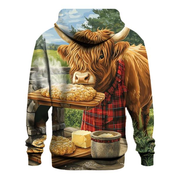 Highland Cow Bread Oven Baker hoodie designs