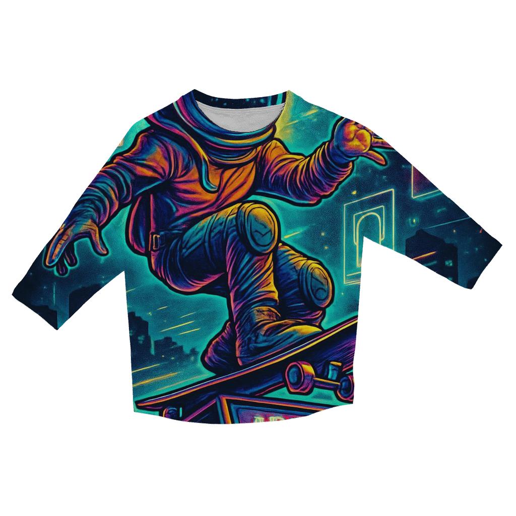 Midnight Arcade Astronaut custom 3/4 sleeve shirts