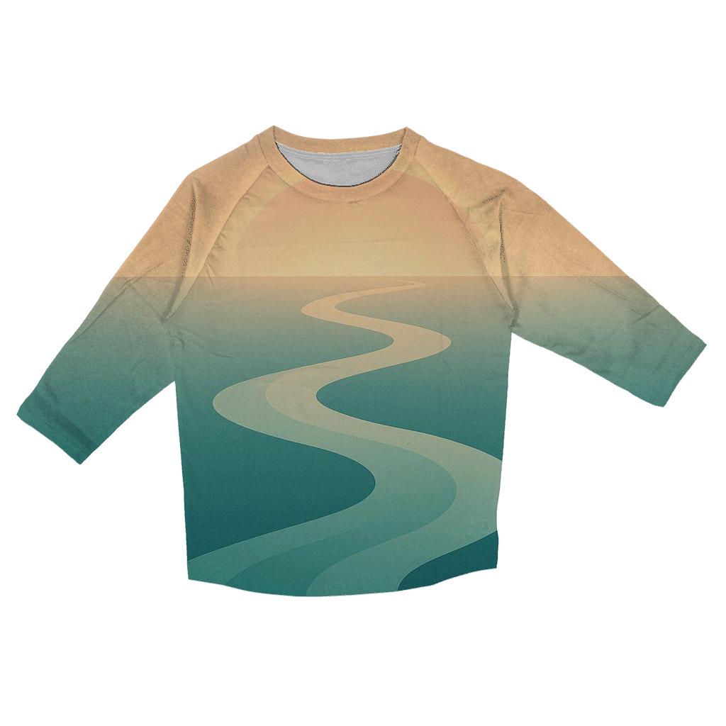 River Of Returning Light stylish quarter sleeve tops