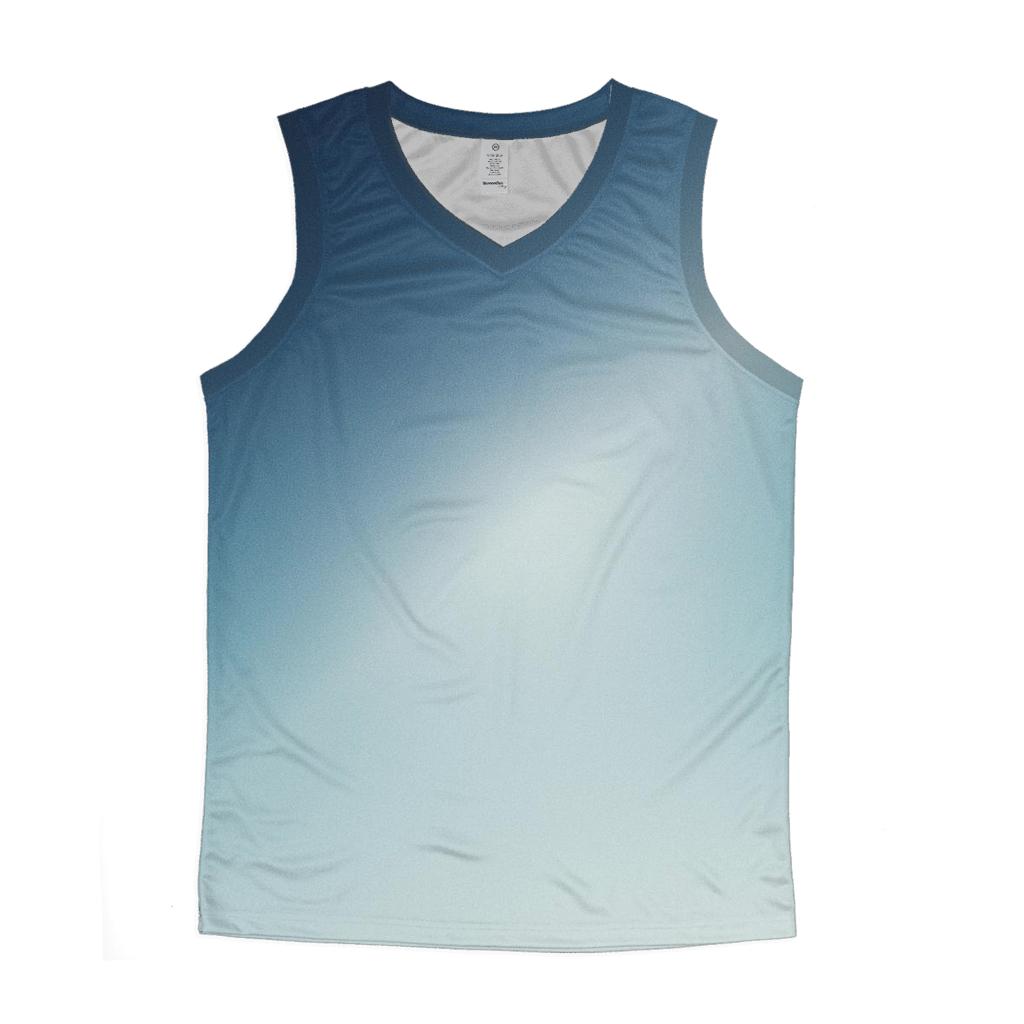 Moonlit Glacier Veil trendy fitted tank tops
