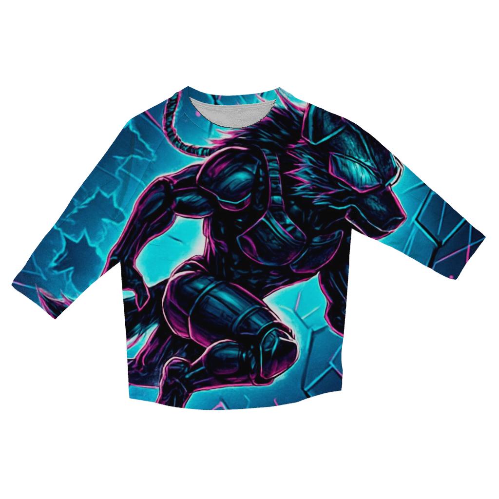 Neon Rift Pack Runner custom 3/4 sleeve shirts