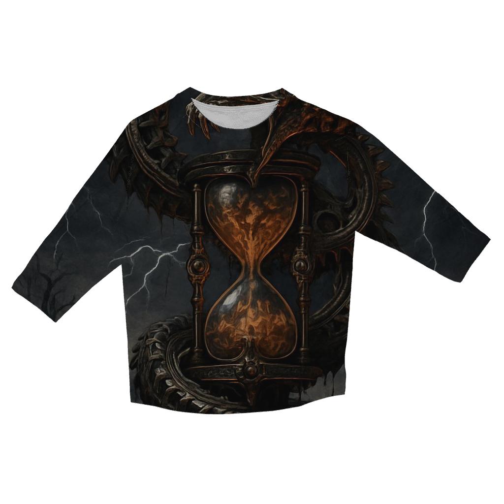 Clockwork Ossuary Leviathan designer 3/4 sleeve blouses
